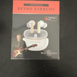 True Wireless Retro Earbuds - White